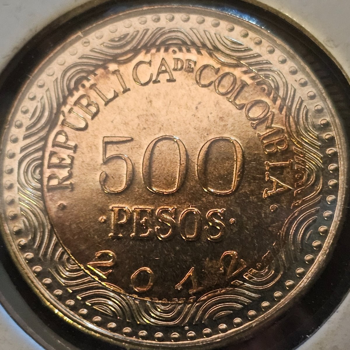 Anverso de 500 pesos, foto de Colección propia (Foto propia)